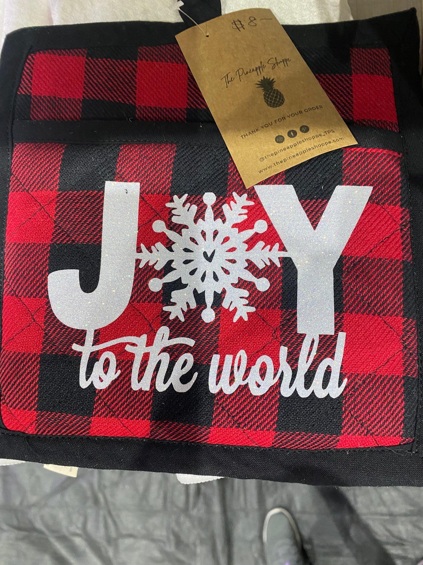 Joy to the World Pot Holders