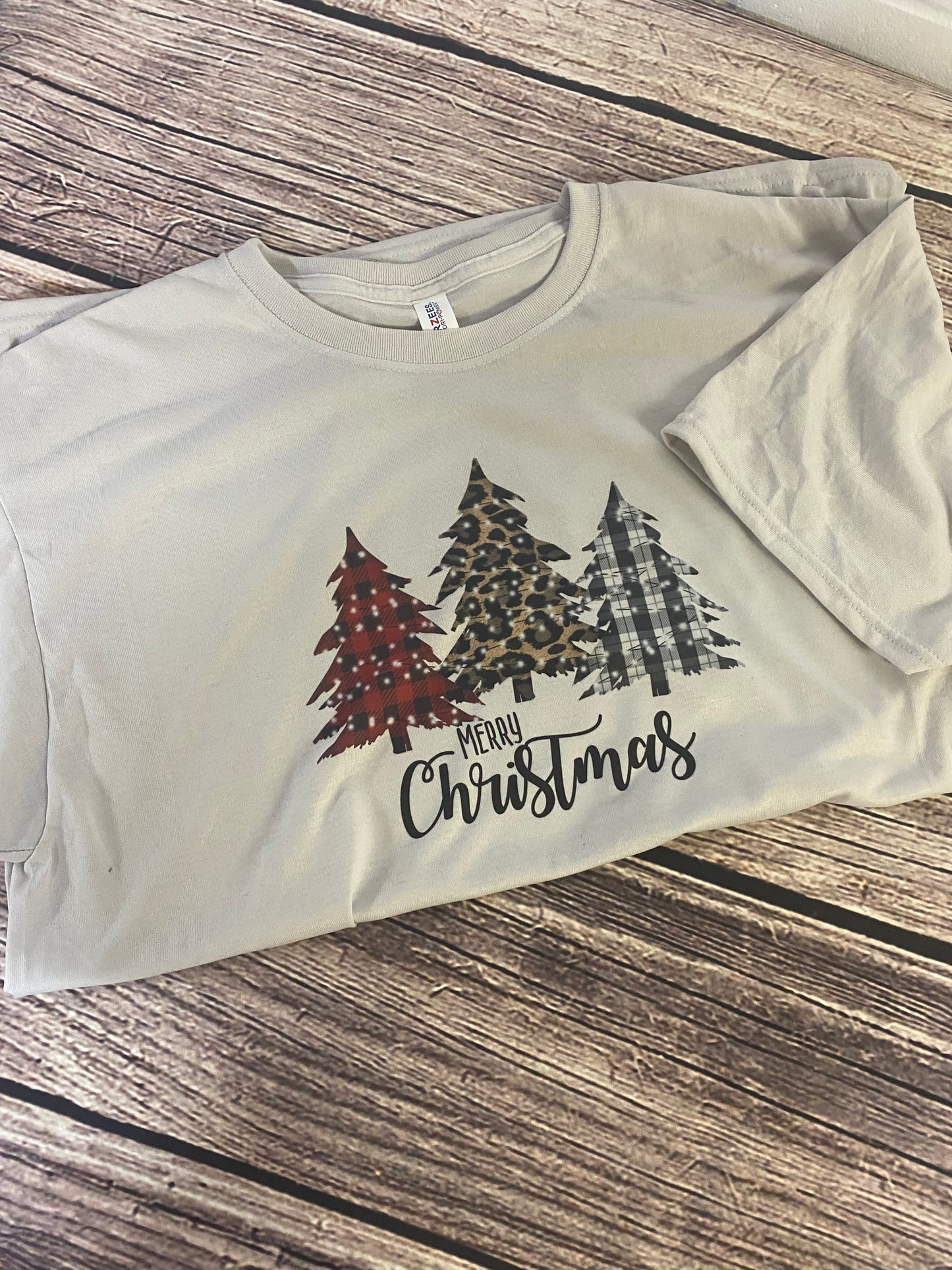 Tri-Pattern Merry Christmas