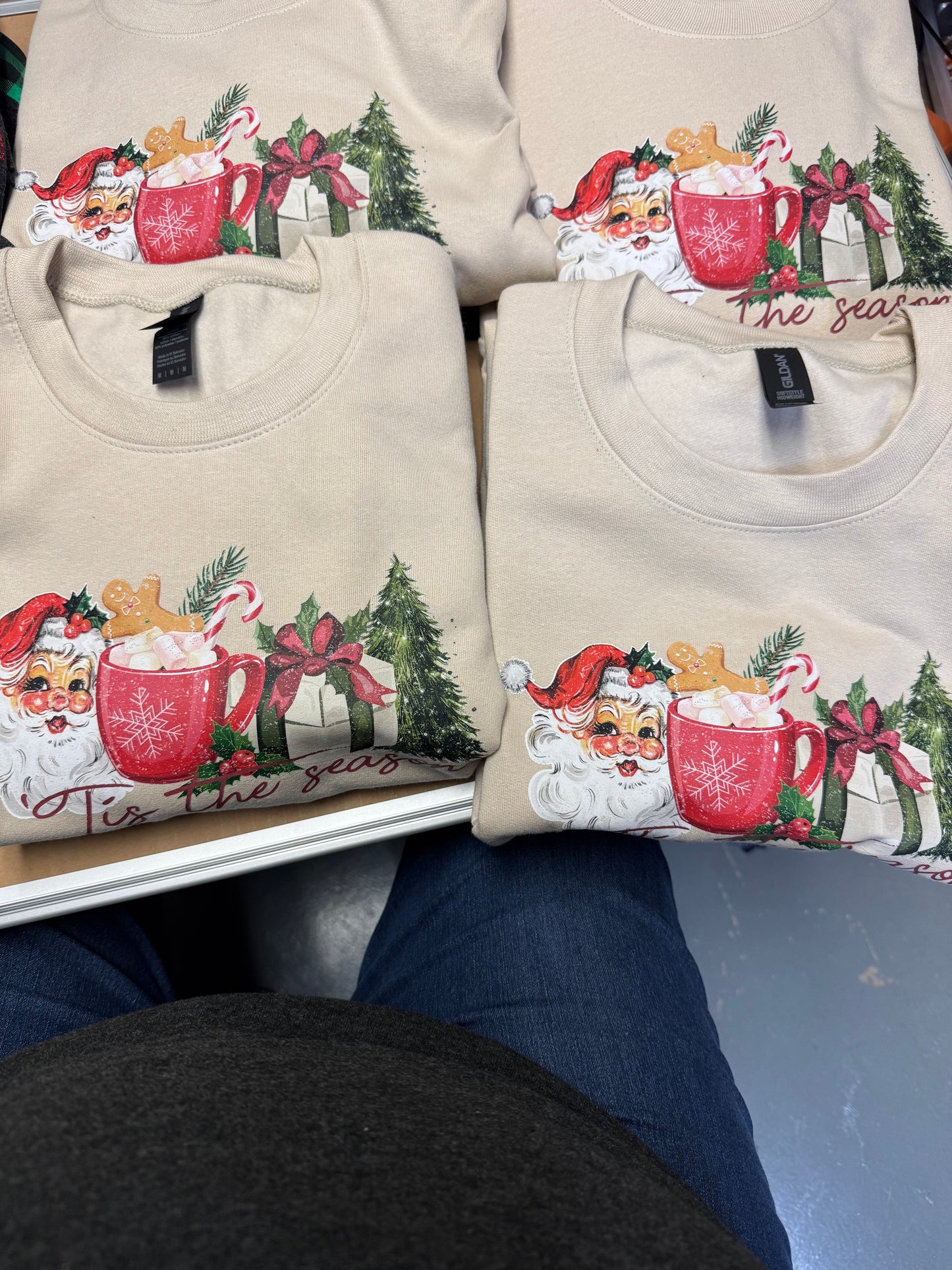 Santa Tis the Season Sweatshirt