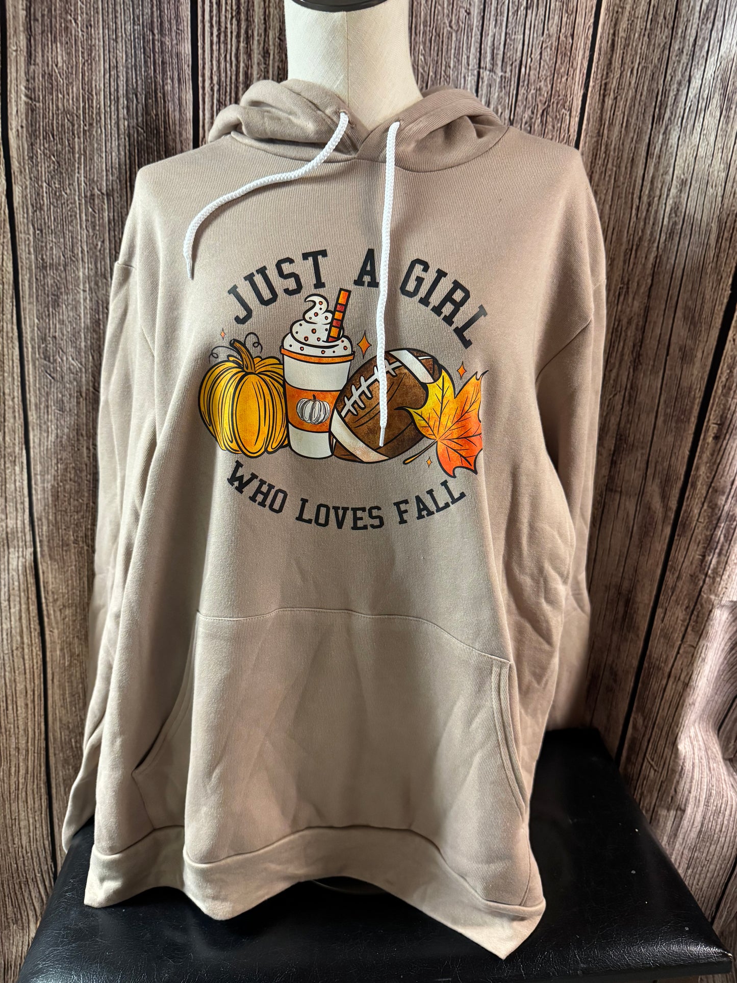 Just a girl that loves fall hooded sweatshirt