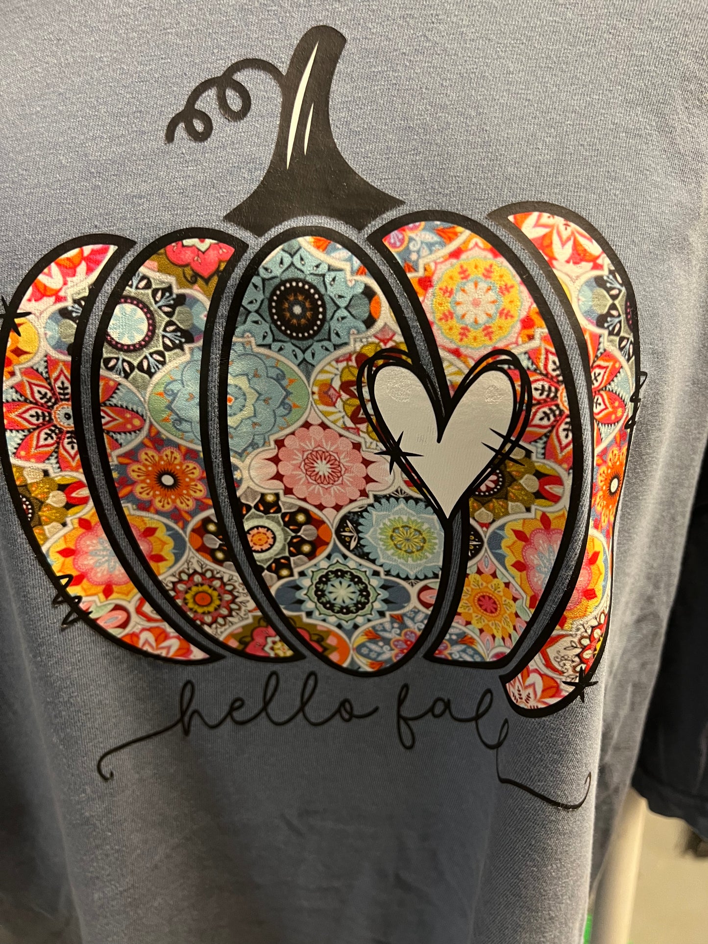 Pumpkin Hello Fall Tshirt