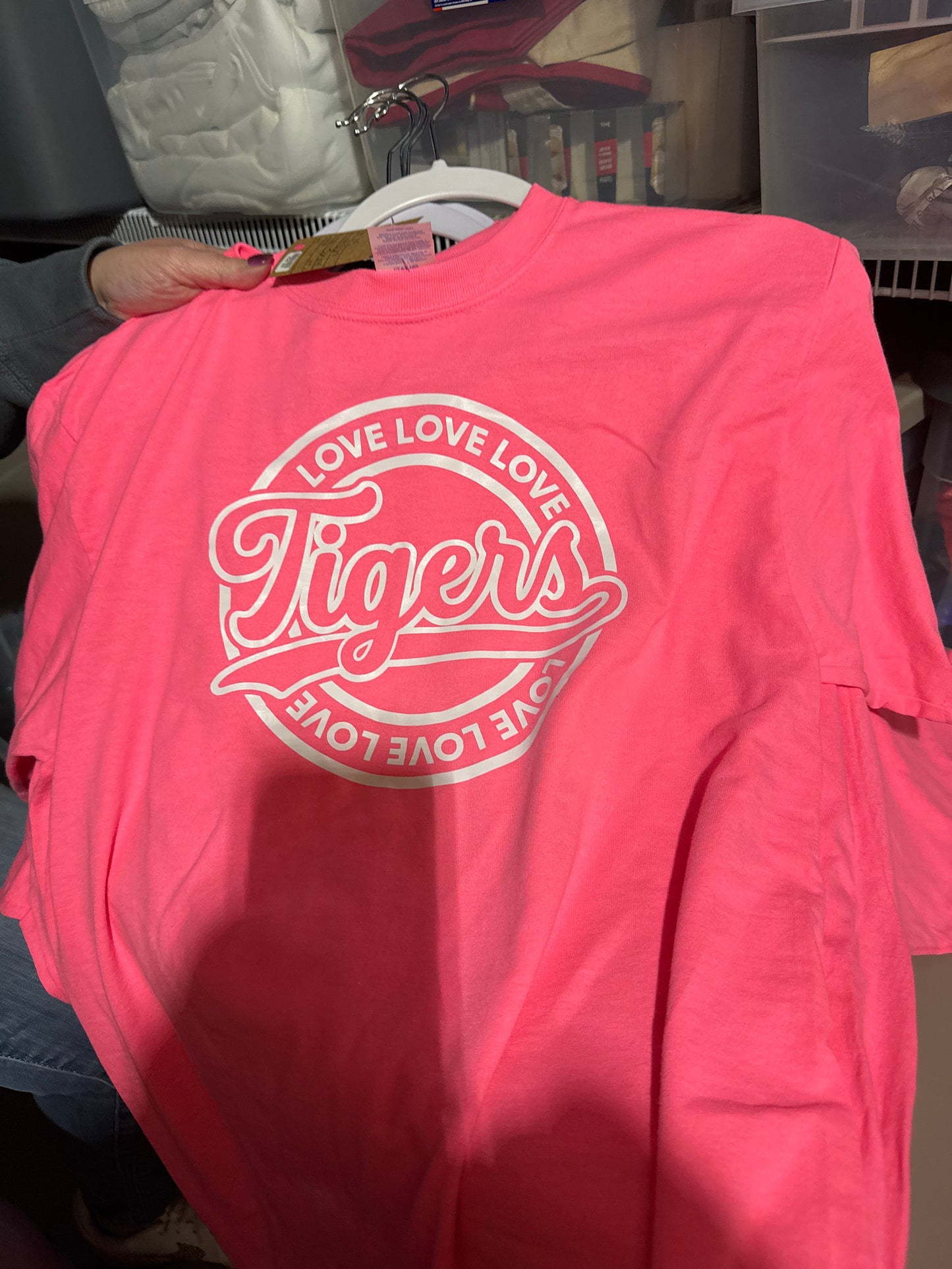 Love Love Love Tigers Tshirt