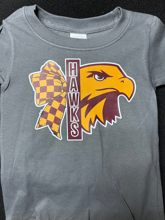 Grey HMS Bow|Hawk Head Shirt