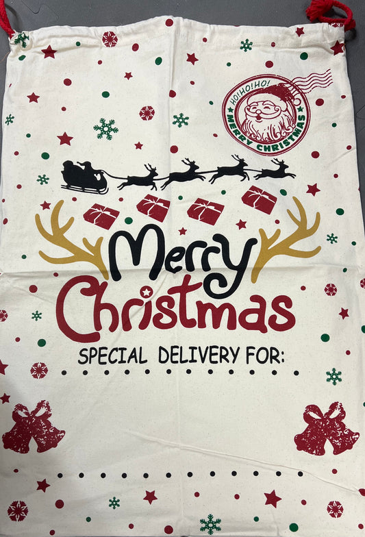 Santa Sack Santa sleigh