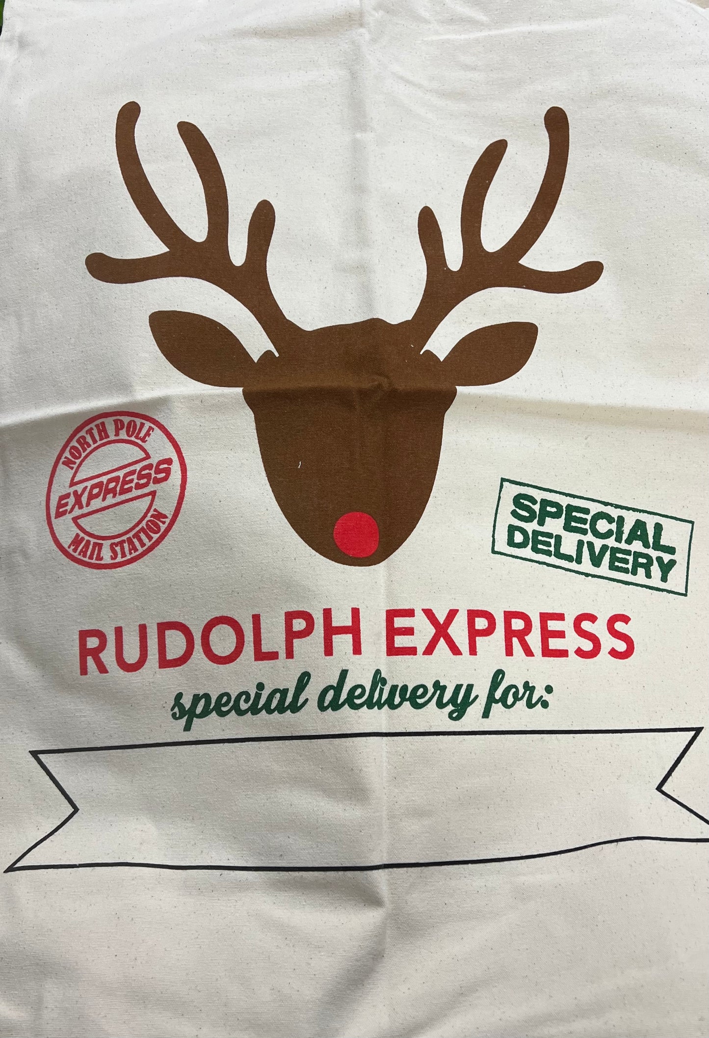 Santa Sack Rudolph Express