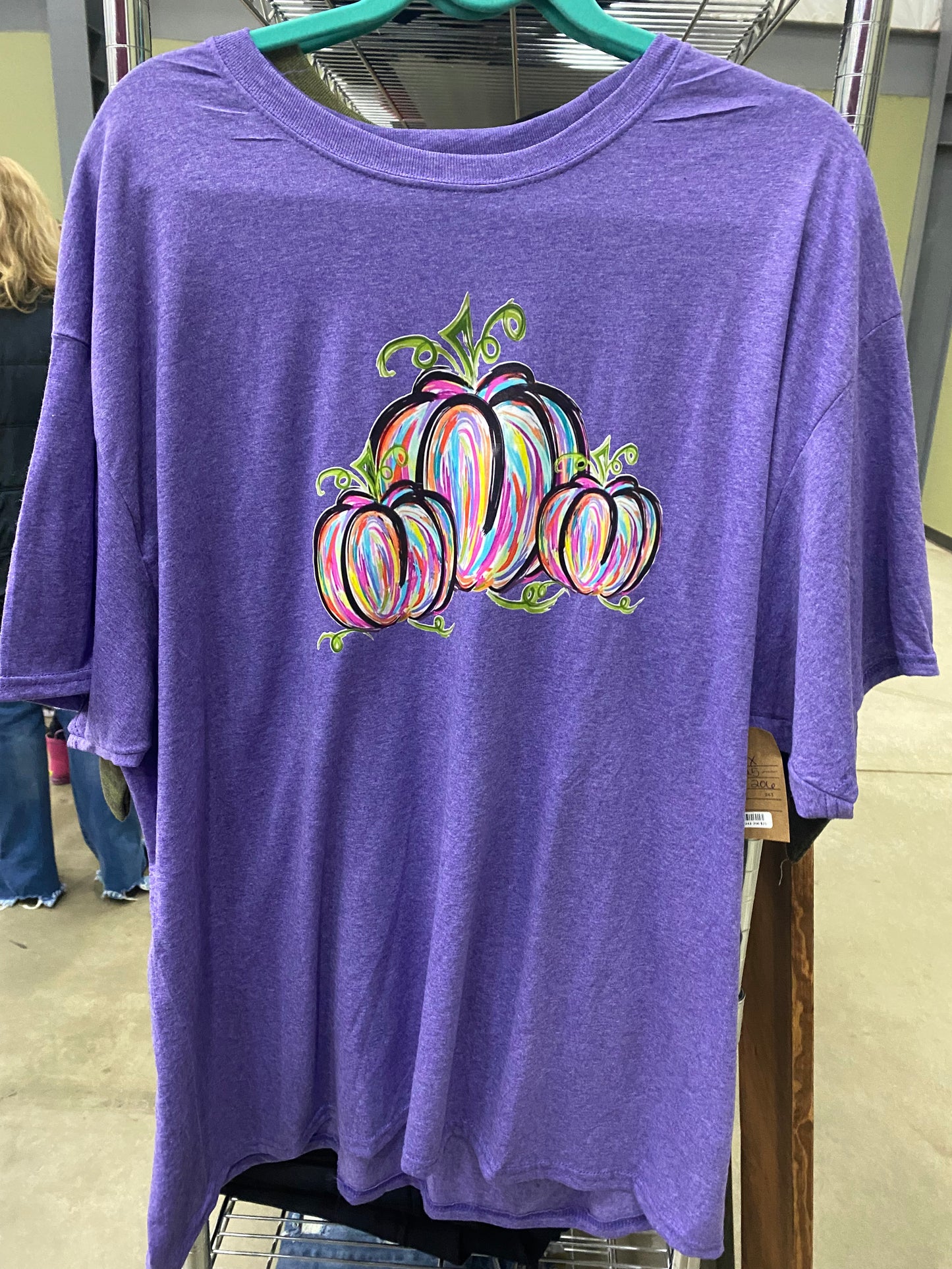 Multi-colored Pumpkin Tshirt