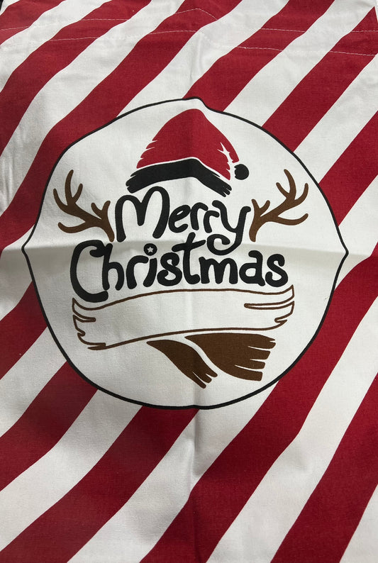 Santa Sacks candy stripe